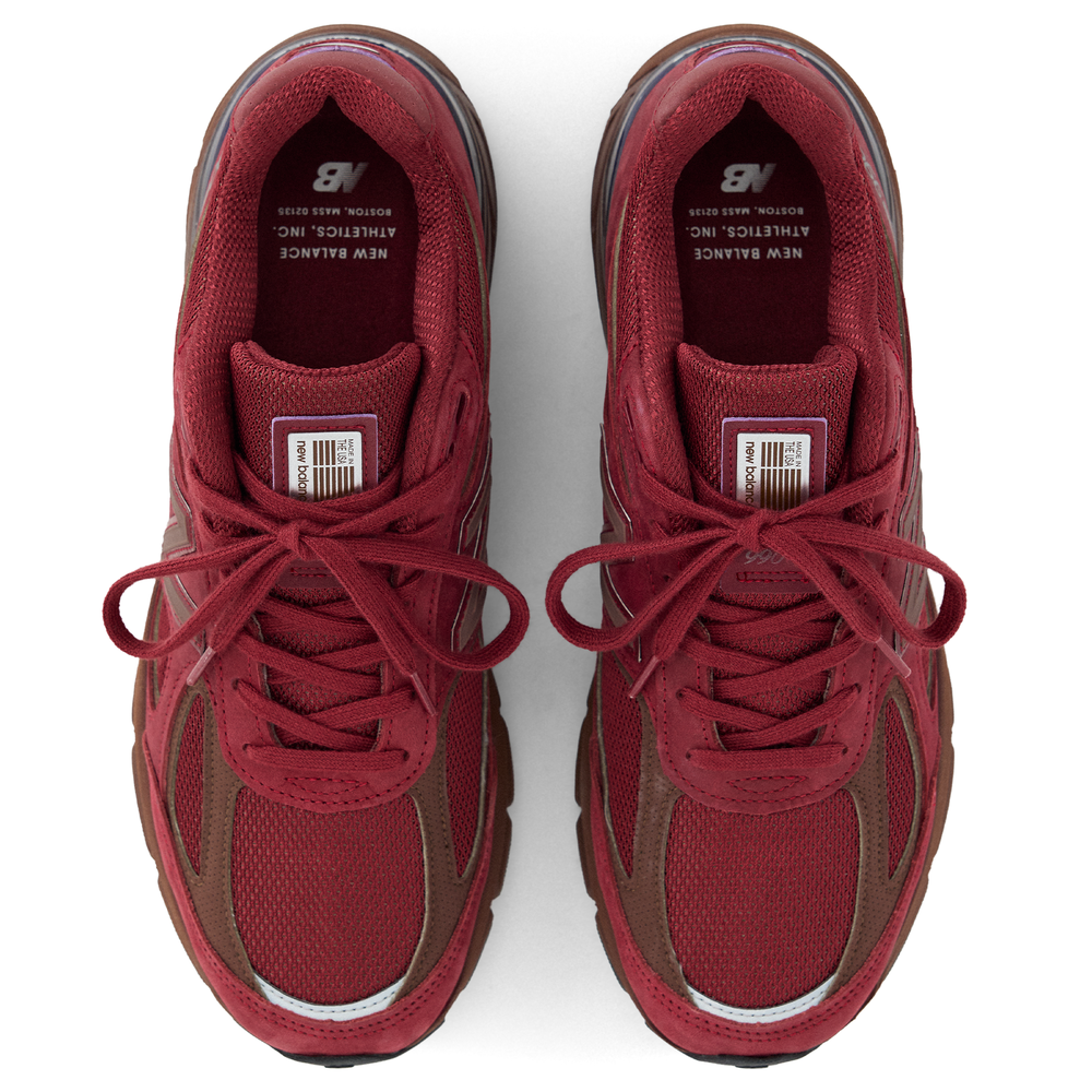 Unisex cipő New Balance U990BR4 – bordó