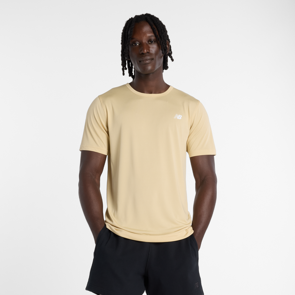 Férfi futópóló New Balance MT61O0U4ABC – sárga