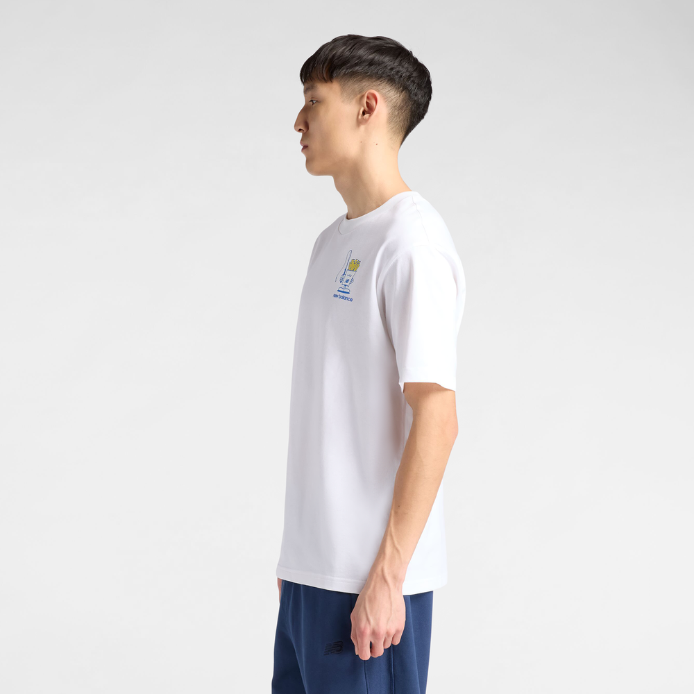 Férfi póló New Balance MT61I5BMWT – fehér