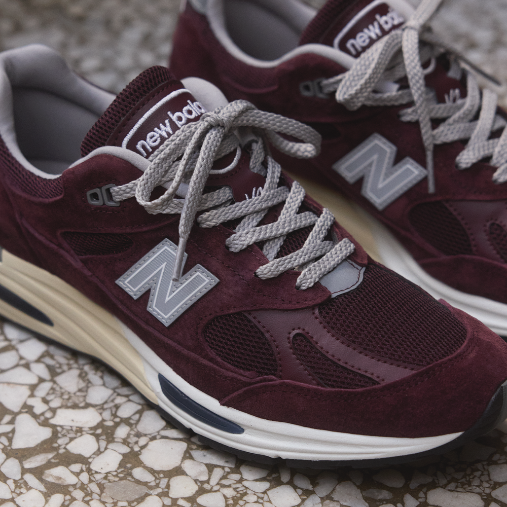 Unisex cipő New Balance U991AU2 – bordó