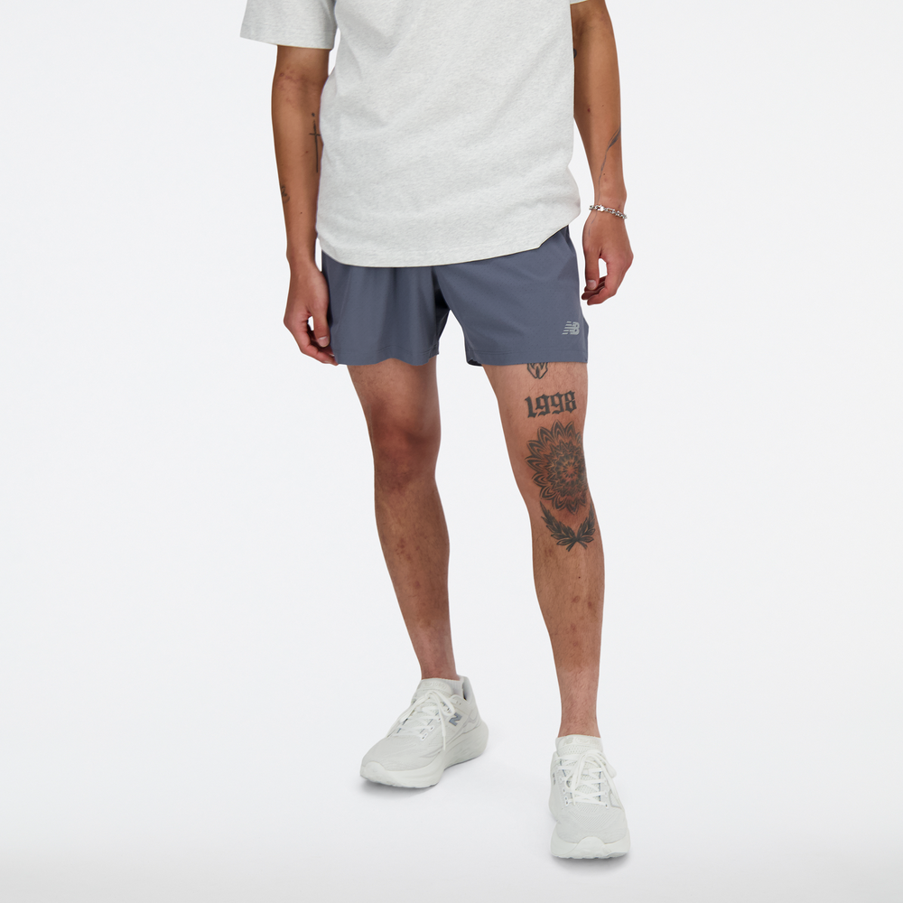 Férfi futónadrág New Balance MS41286GT – szürke