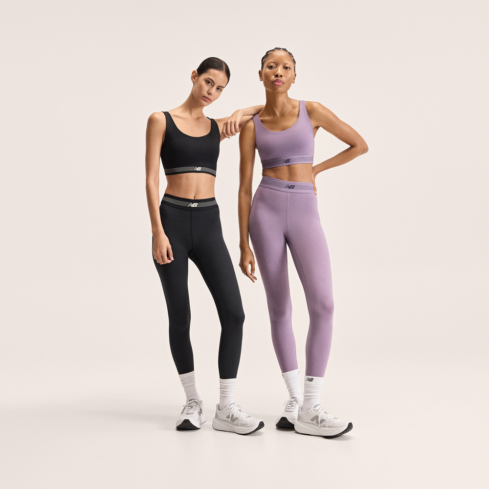 Női leggings New Balance WB6160E1BK – fekete
