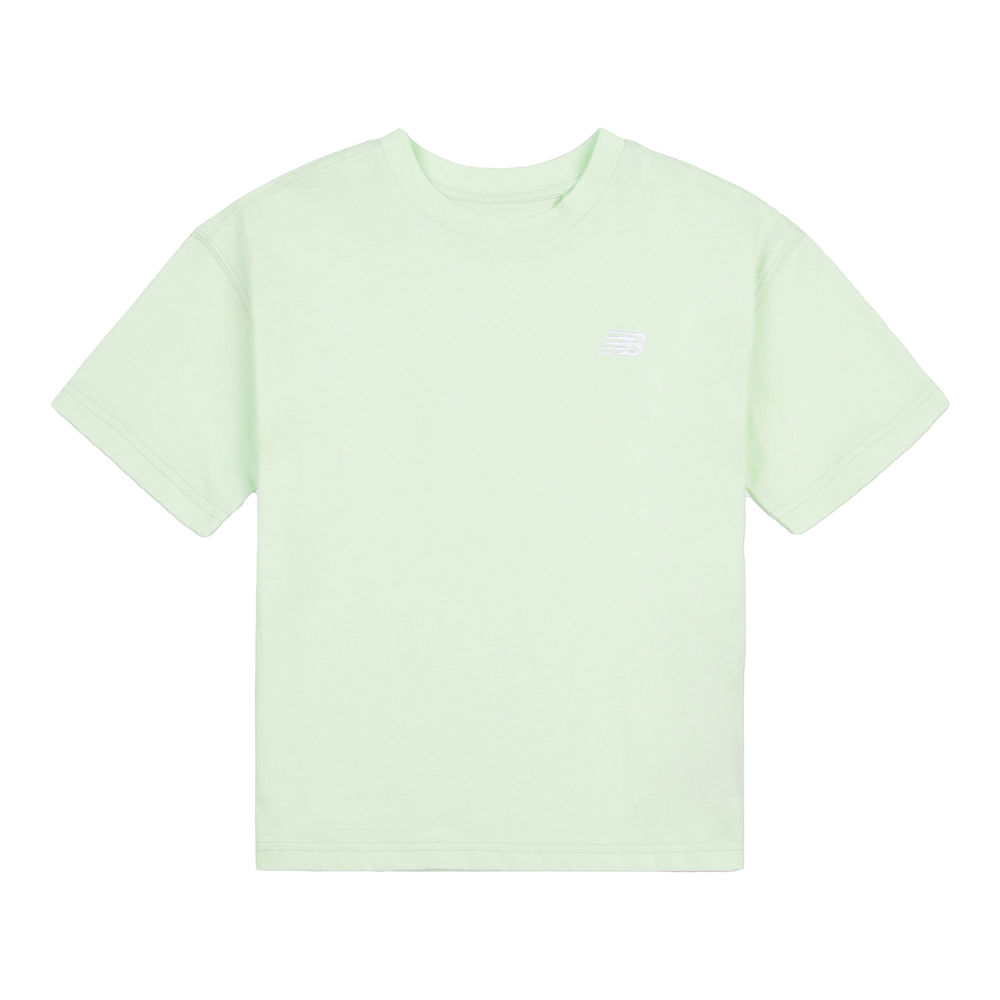 Gyerek póló New Balance LAKG0001MEW – menta