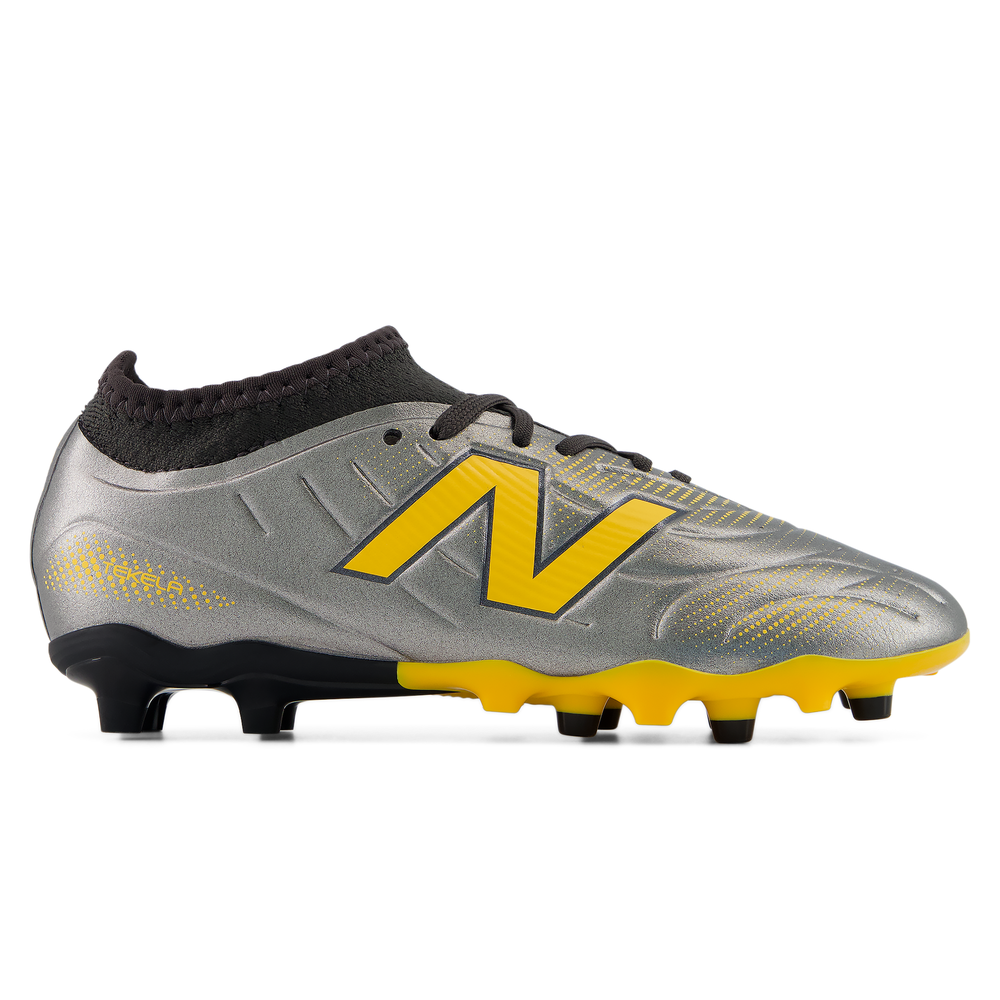 Focicipő gyerekeknek New Balance TEKELA TEAM LOW JNR FG V5 YT3FL5LB – ezüst