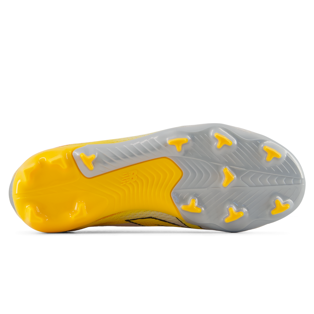 Gyermek focicipő New Balance FURON TEAM JNR FG V9 YF3F96W – narancssárga