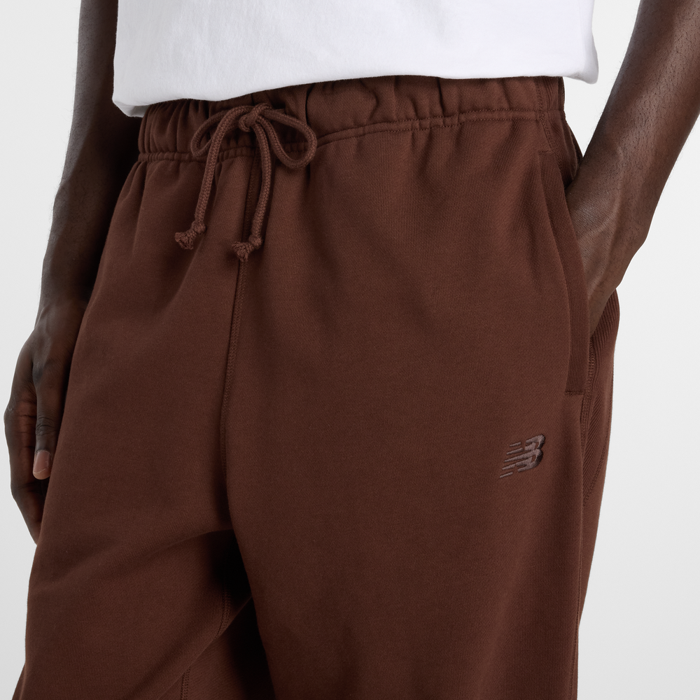 Férfi nadrág New Balance MP41508ABJ – barna