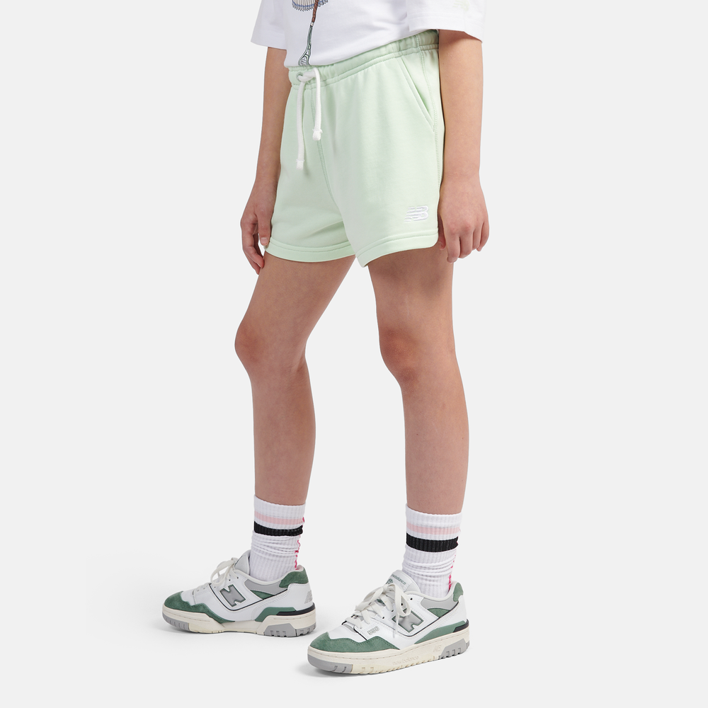 Gyermek rövidnadrág New Balance LAKG0006MEW – menta
