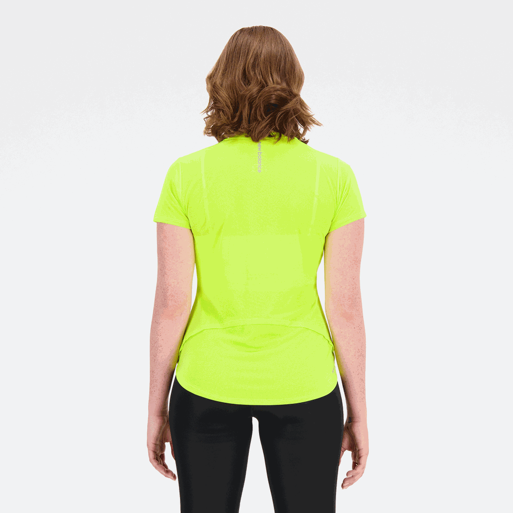Női póló New Balance  WT23222THW – zöld