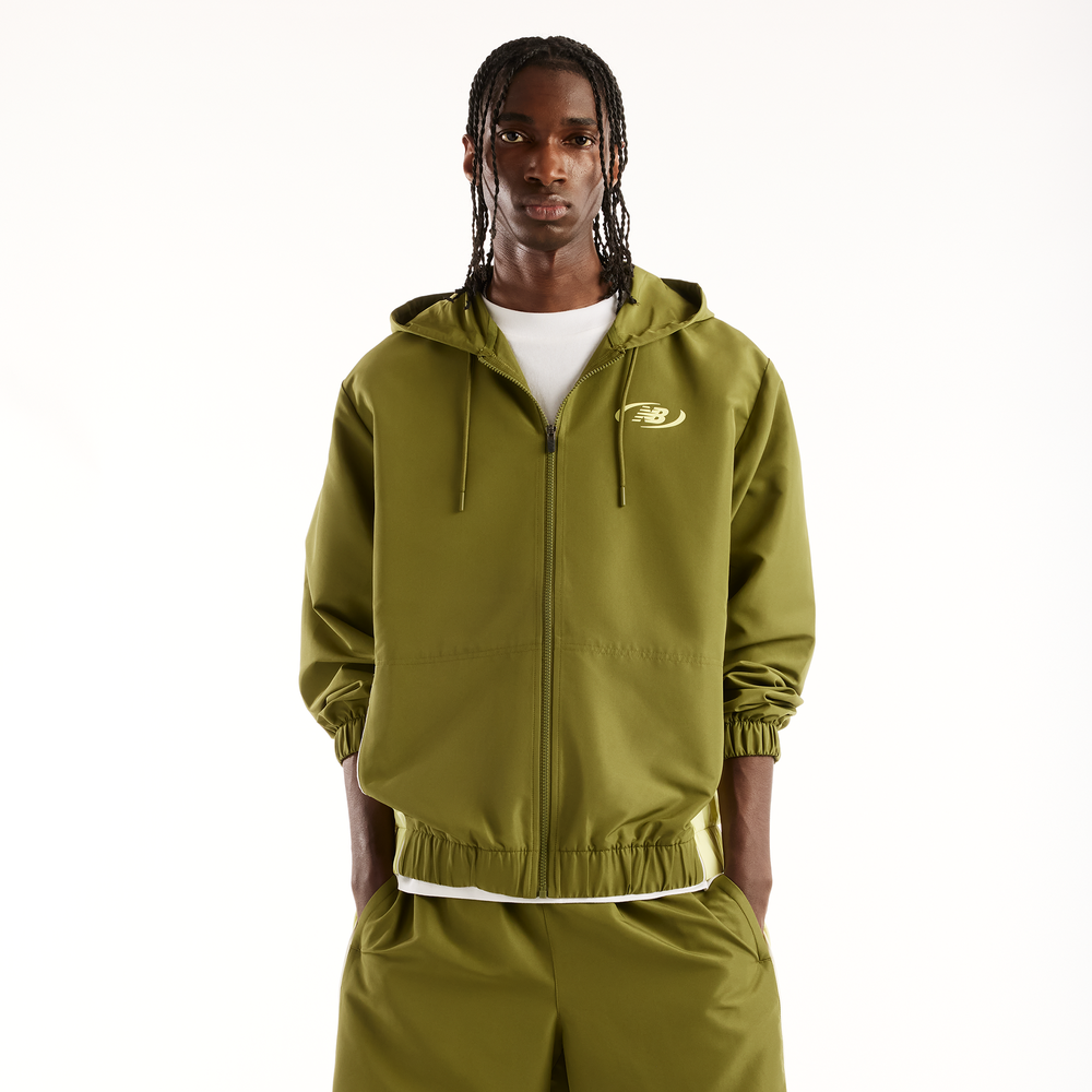 Férfi kabát New Balance MJ62Y8SJGEE – zöld