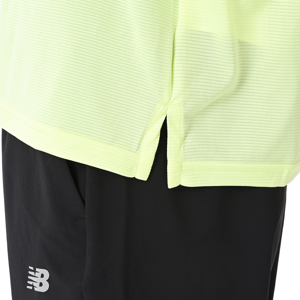 Férfi futópóló New Balance MT41220AFG – zöld