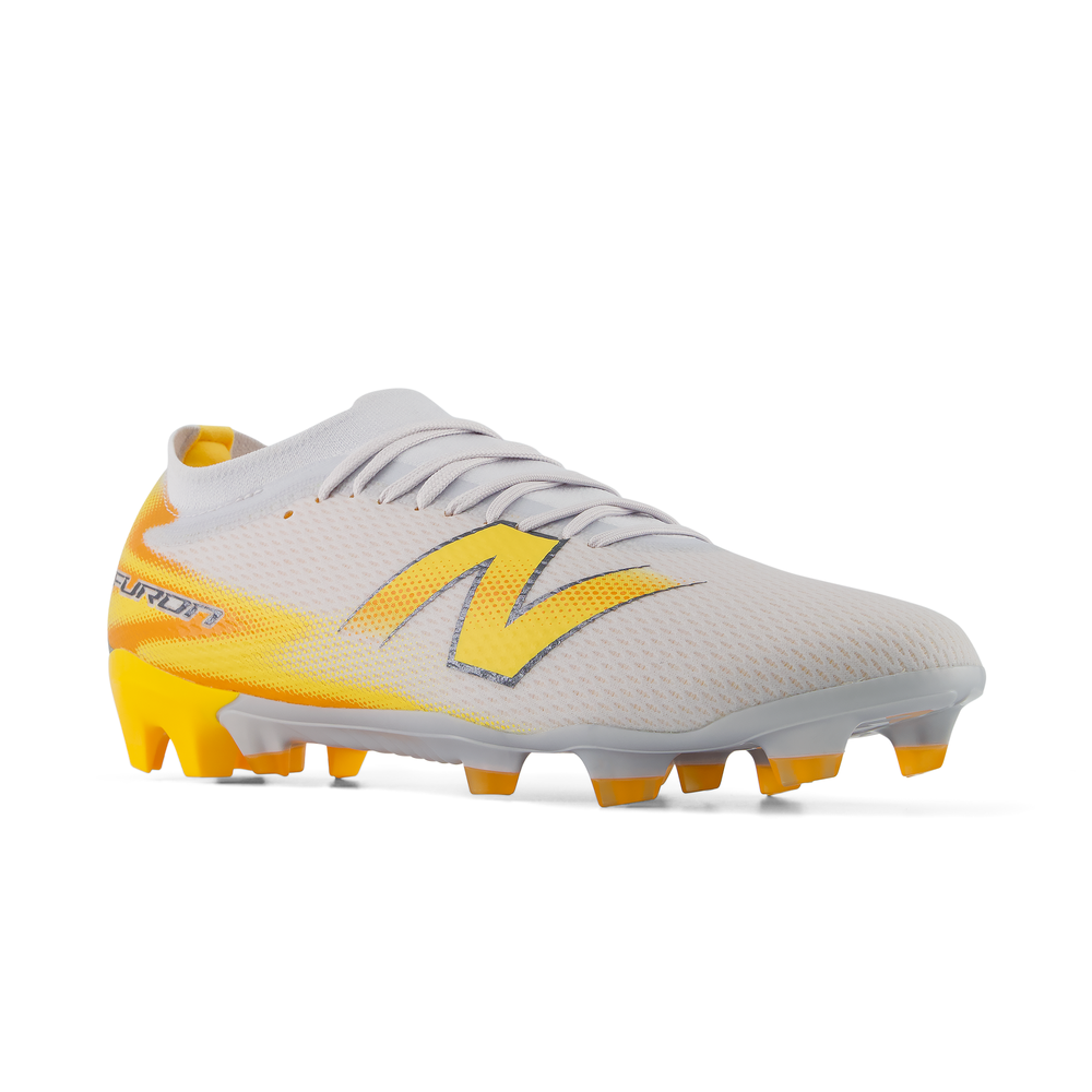 Férfi focicipő New Balance FURON TEAM FG V8 UF3F2IO – narancssárga