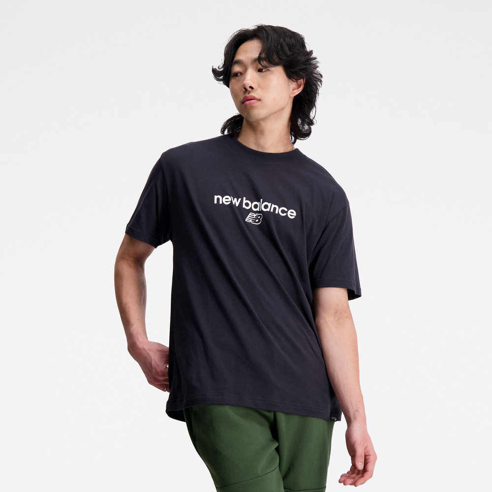 Férfi póló New Balance MT33529BK – fekete