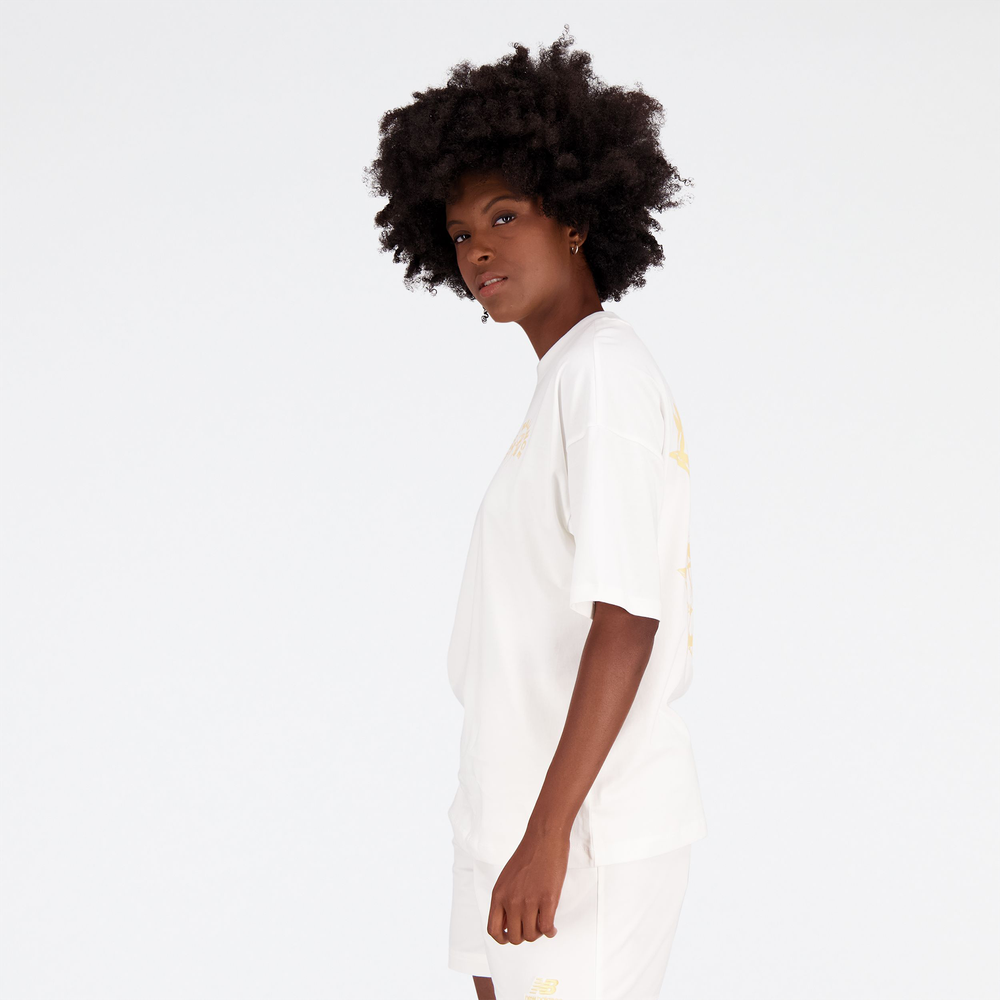 Női póló New Balance WT31555SST – fehér