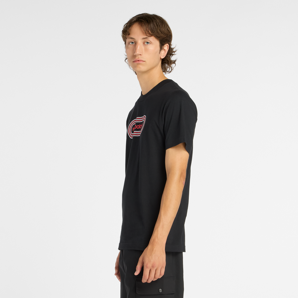 Férfi póló New Balance MT61C48BBK – fekete