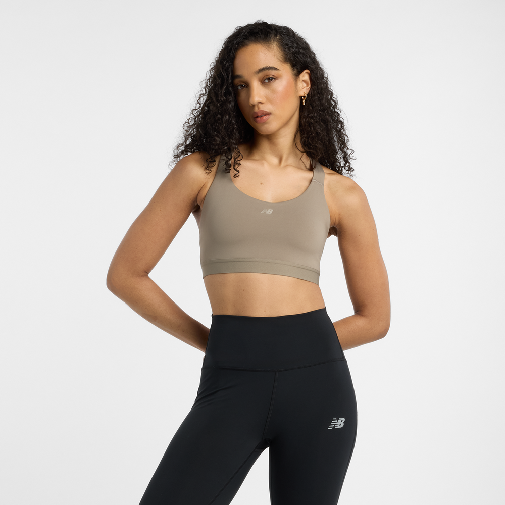 Sport melltartó New Balance WB51035DOK – bézs