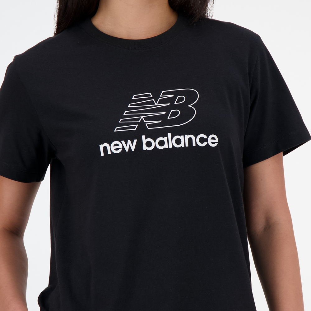 Női póló New Balance WT41816BK – fekete