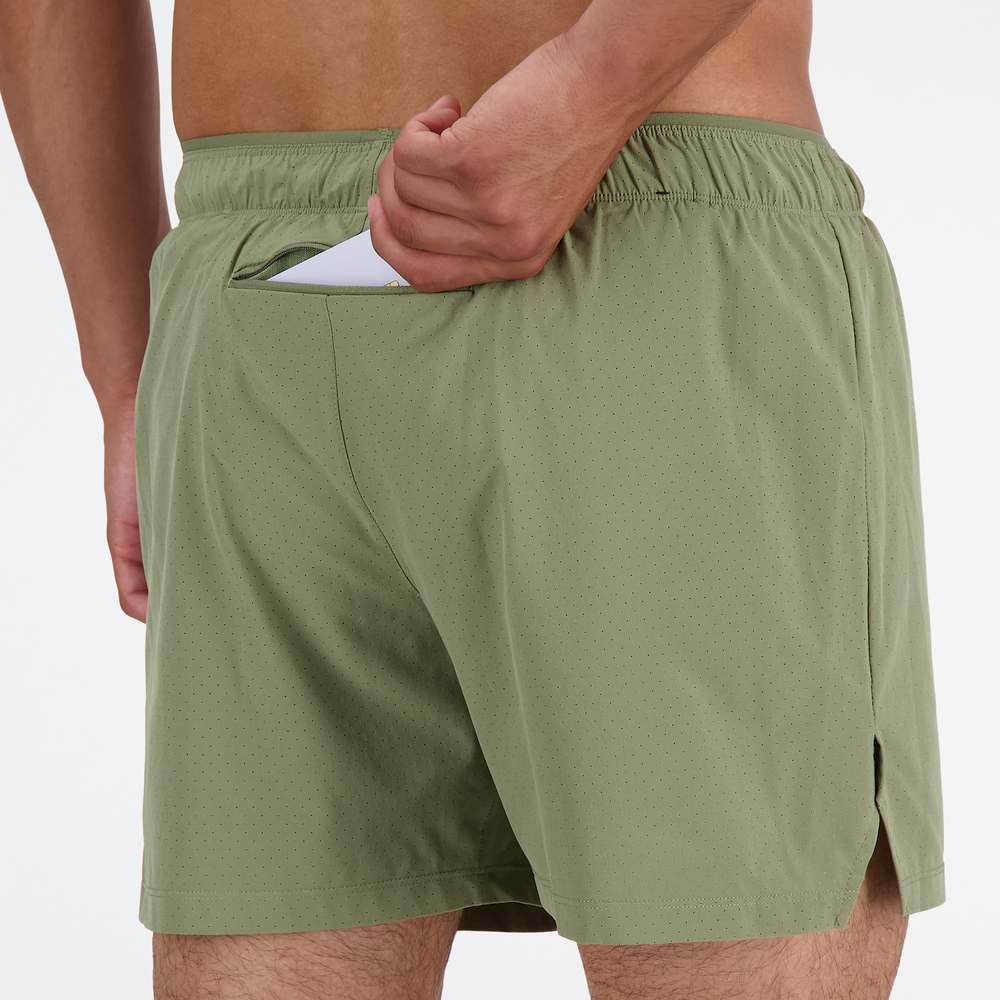 Férfi futónadrág New Balance MS41286DEK – zöld