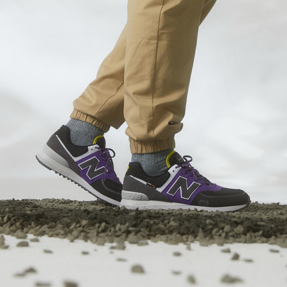Cipő New Balance U574TY2 – fekete–lila