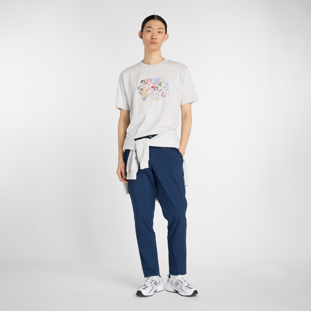 Férfi póló New Balance MT53905AHH – szürke