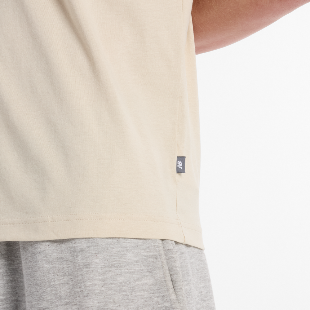 Férfi futópóló New Balance MT51507TWF – bézs