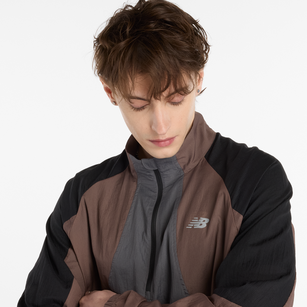 Férfi kabát New Balance MO53206EAS – barna