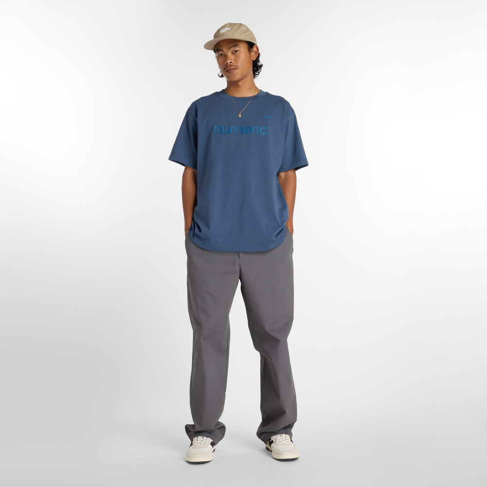 Férfi póló New Balance Numeric MT51955VTI – sötétkék