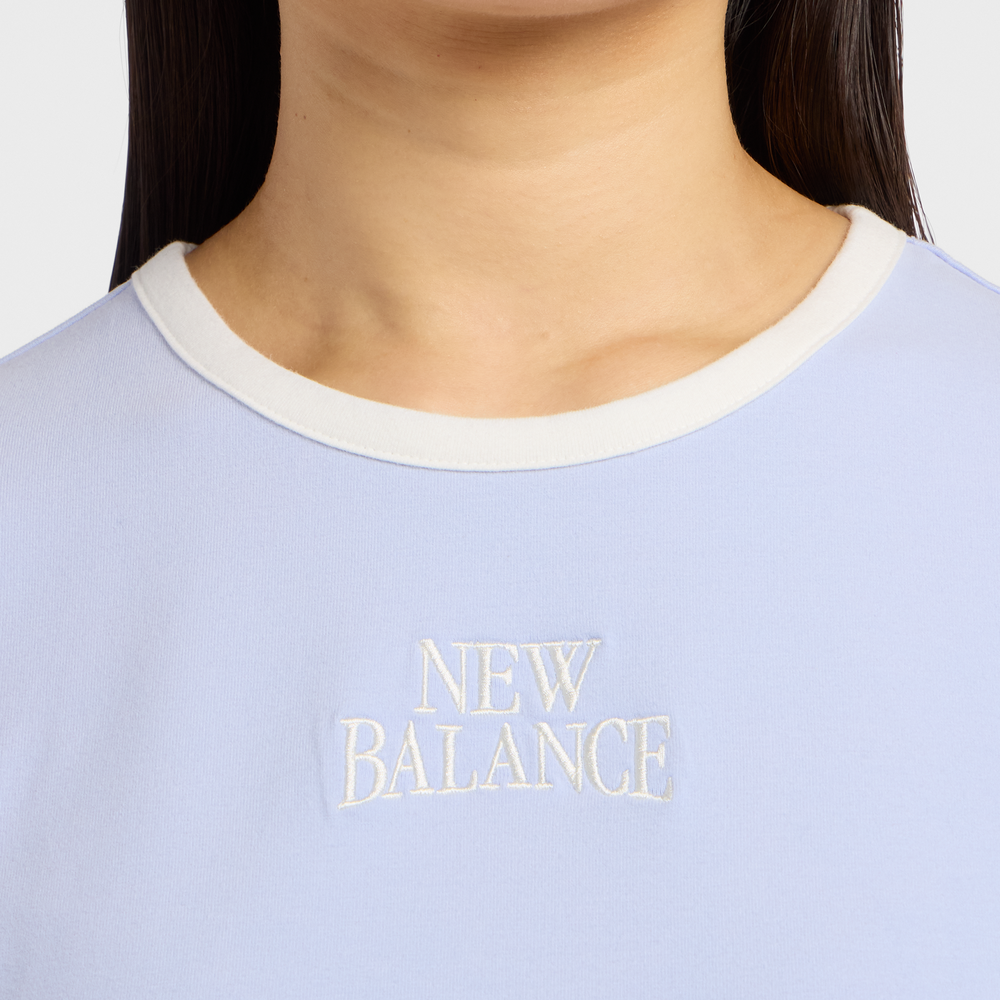 Női póló New Balance WT61Y33QDYK – lila