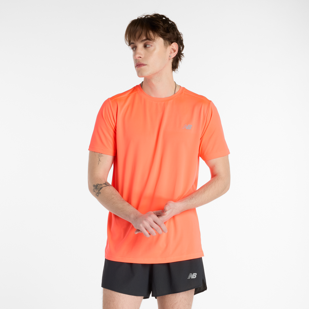 Férfi futópóló New Balance MT41222URR – narancssárga