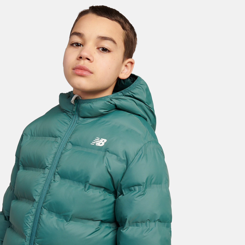 Gyerek dzseki New Balance LAKB0036NUS – zöld