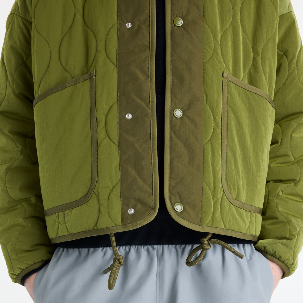 Férfi kabát New Balance Quilted Bomber – zöld