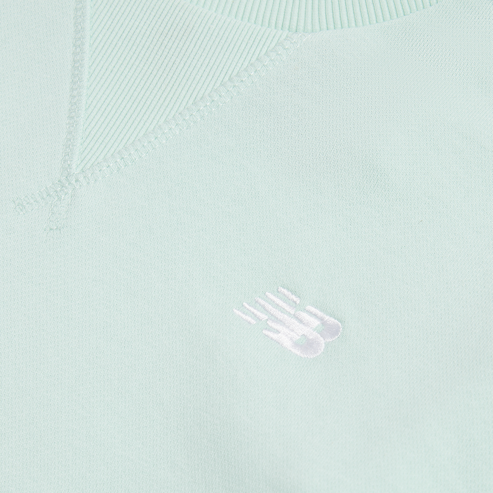 Gyerek pulóver New Balance LAKG0055COJ – menta