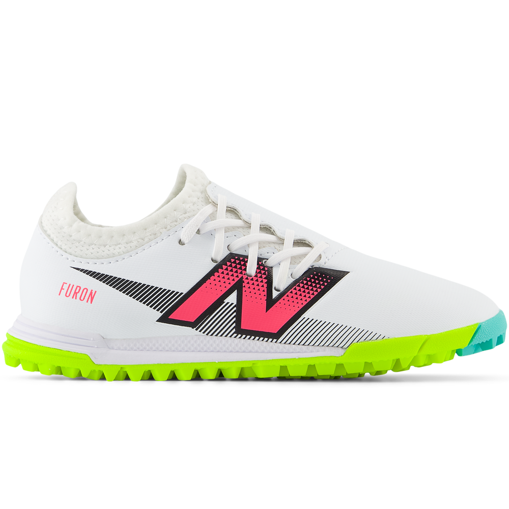 Gyermek turf cipő New Balance FURON DISPATCH JNR TF V7+ SJF3TH75 – fehér