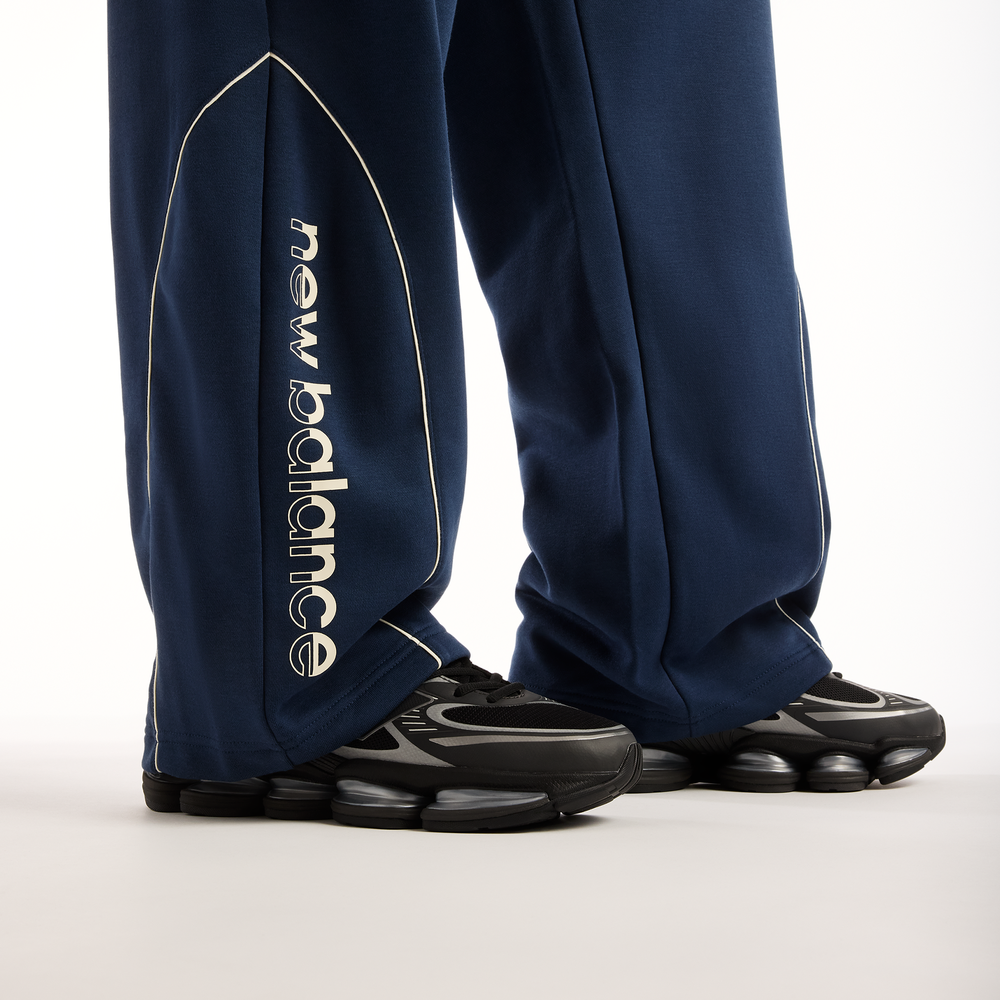 Férfi nadrág New Balance Trackside Pants – tsötétkék