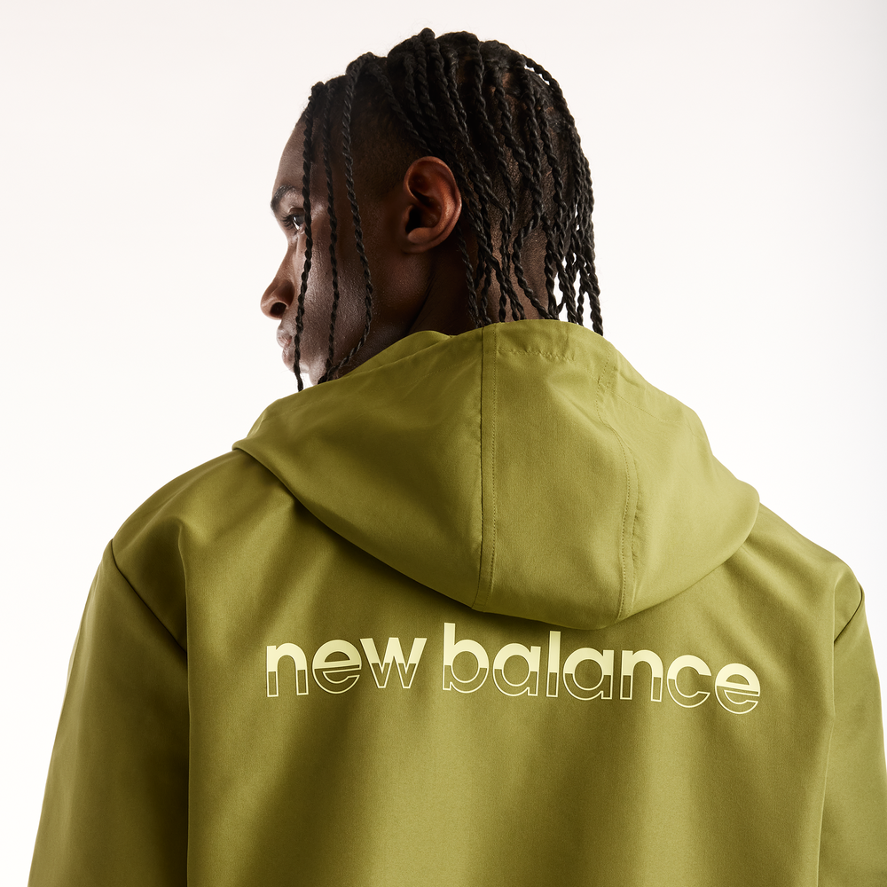 Férfi kabát New Balance Trackside – zöld
