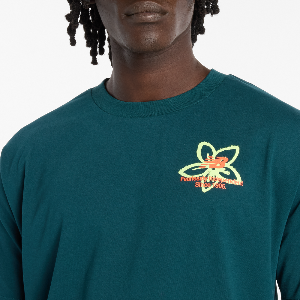 Férfi póló New Balance MT61T0QMAAV – zöld