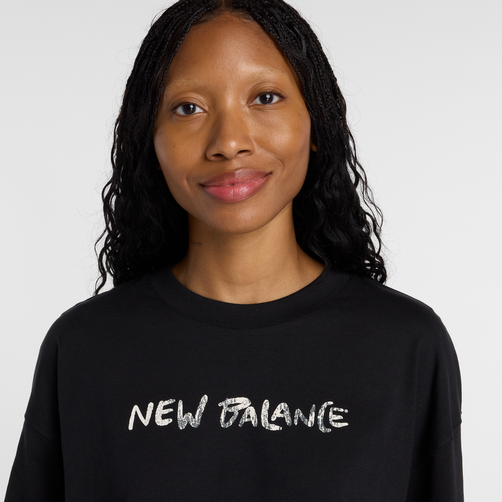 Női póló New Balance WT61M1JBBK – fekete