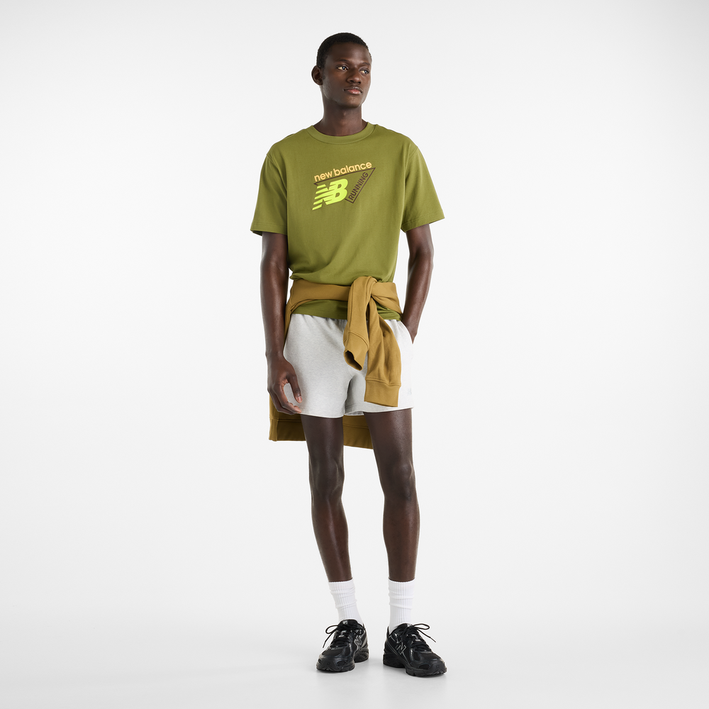 Férfi póló New Balance Classic Tri-Logo – zöld