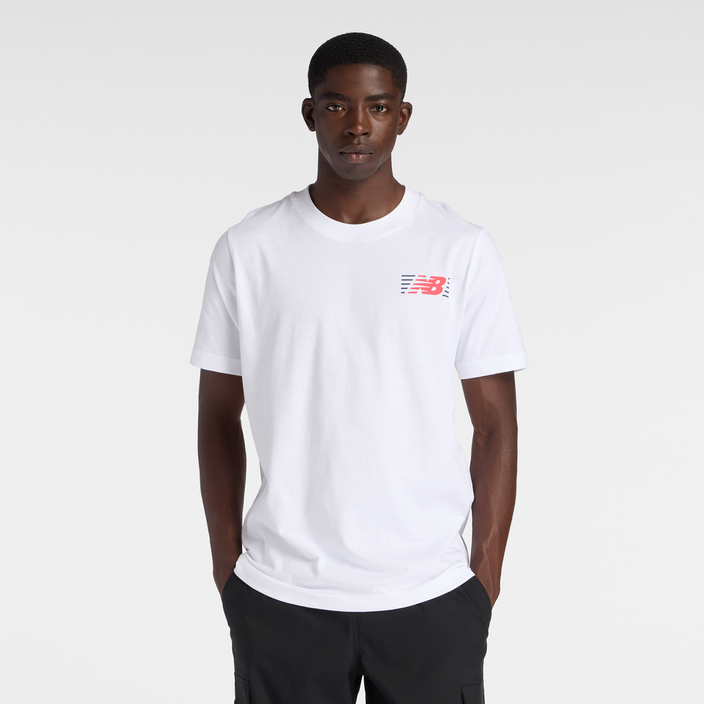 Férfi póló New Balance MT6179UMWT – fehér