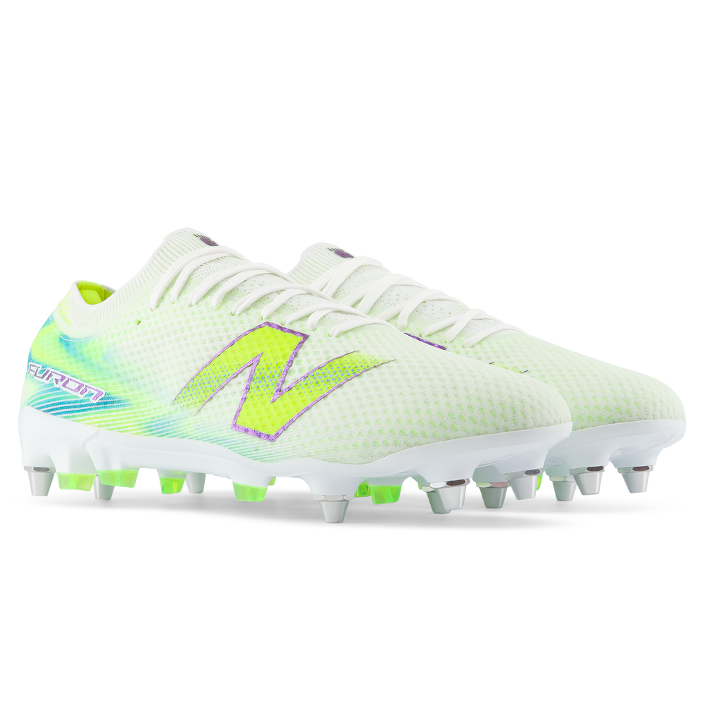 Férfi focicipő New Balance FURON ELITE SG V9 UF1S68P – fehér