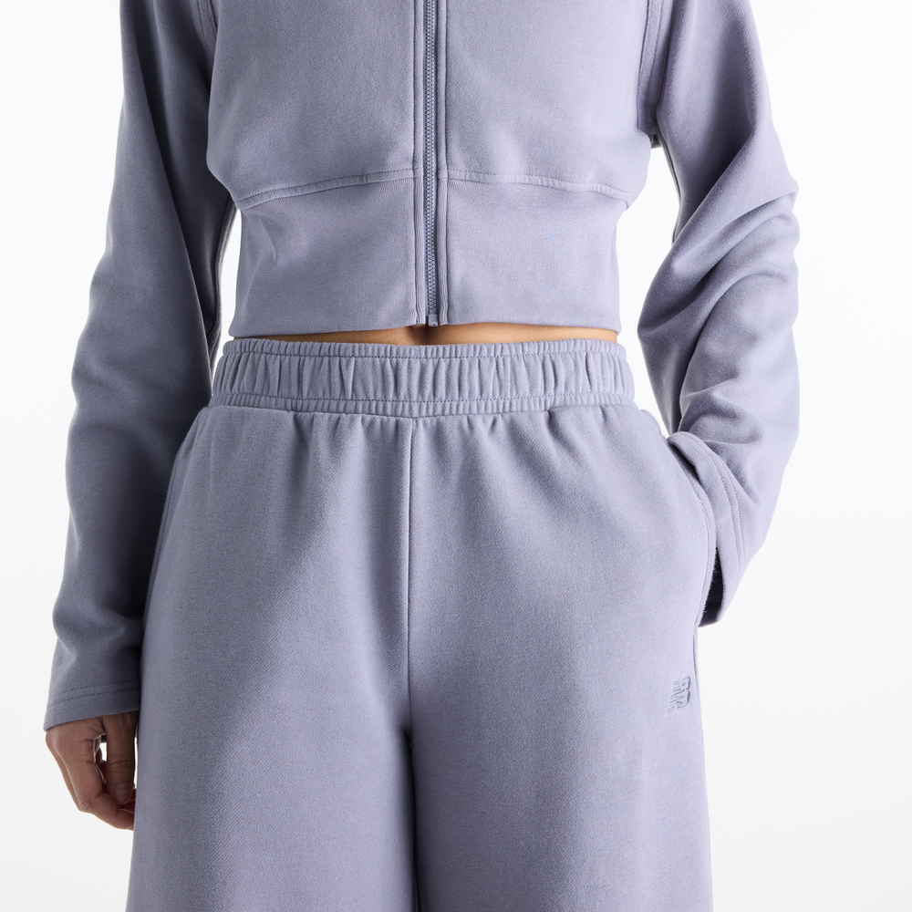 Női nadrág New Balance Brushed Coastal – lila