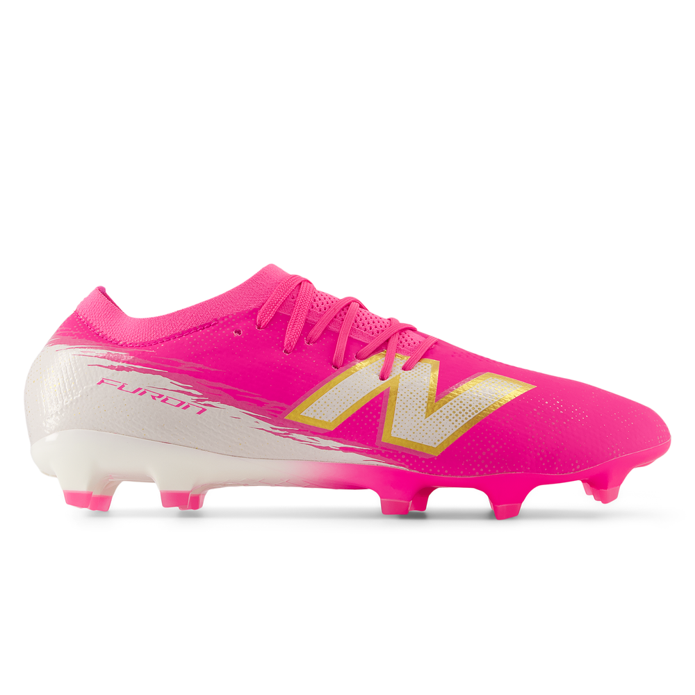 Férfi focicipő New Balance FURON PRO FG V8 UF2F221 – rózsaszín