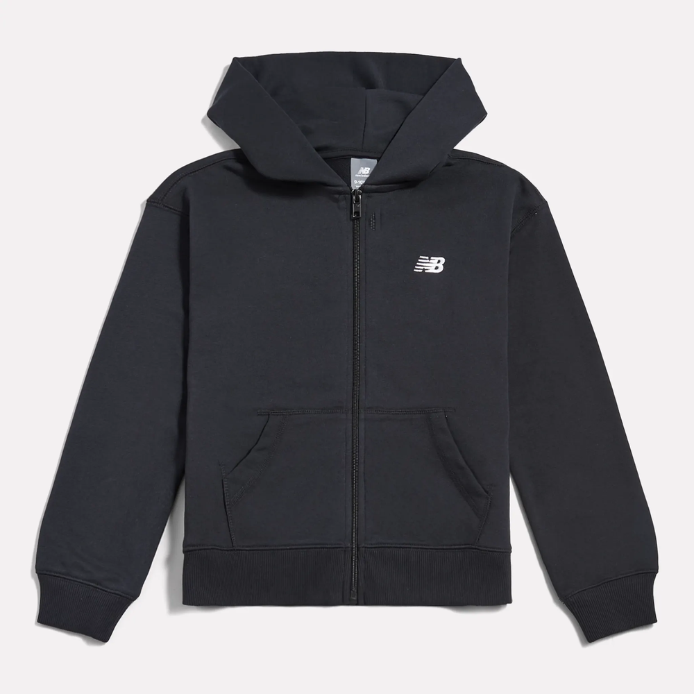 Gyerek pulóver New Balance LAKG0057BK – fekete