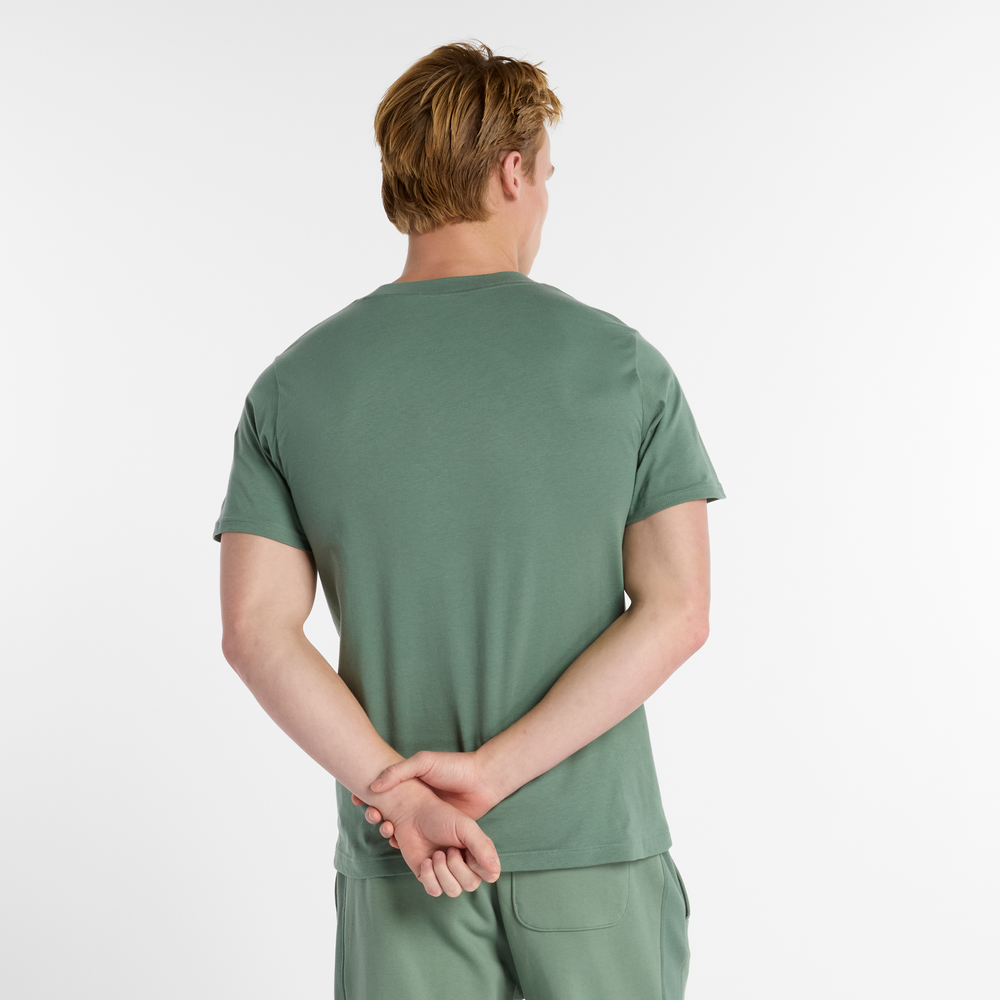 Férfi póló New Balance MT51940DKJ – zöld