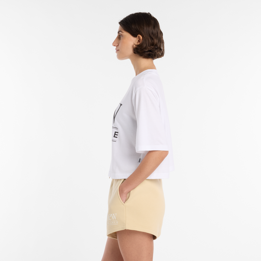 Női póló New Balance WT61V5OPWT – fehér
