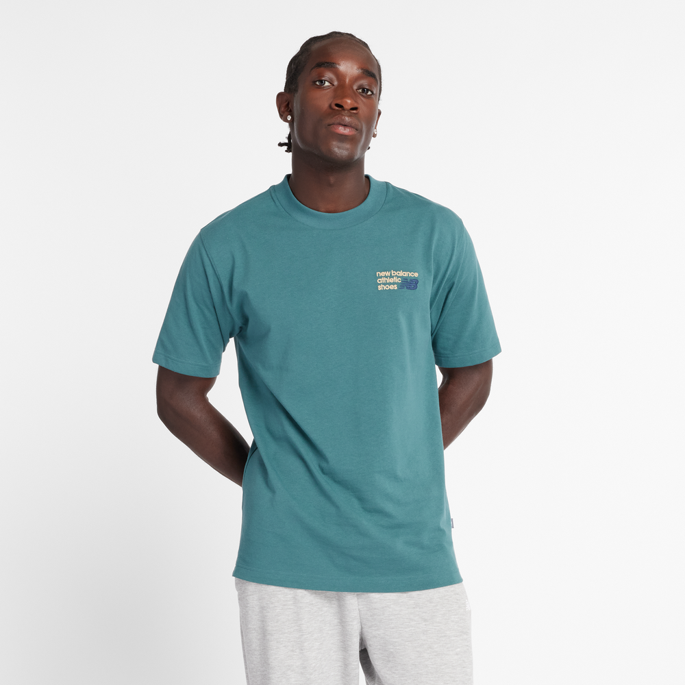 Férfi póló New Balance MT41908NUS – kék