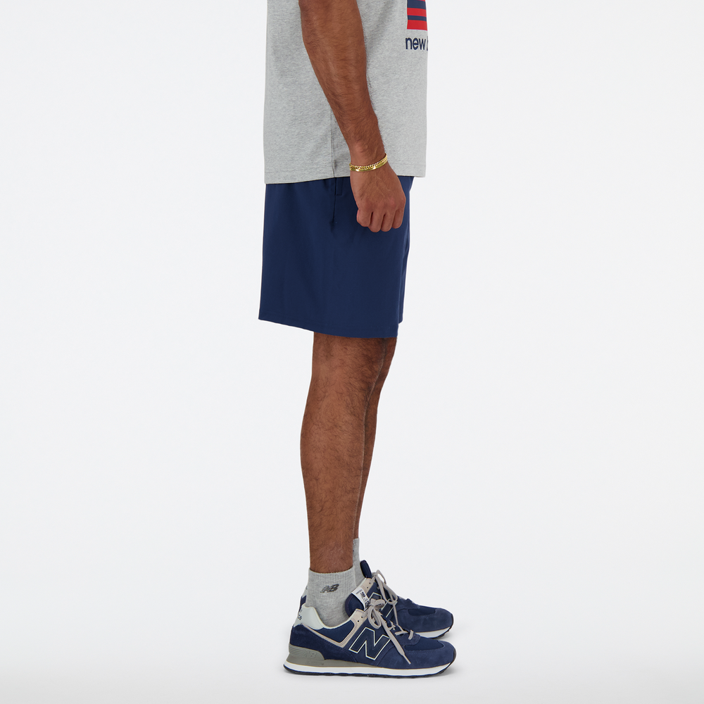 Férfi futónadrág New Balance MS41232NNY – sötétkék