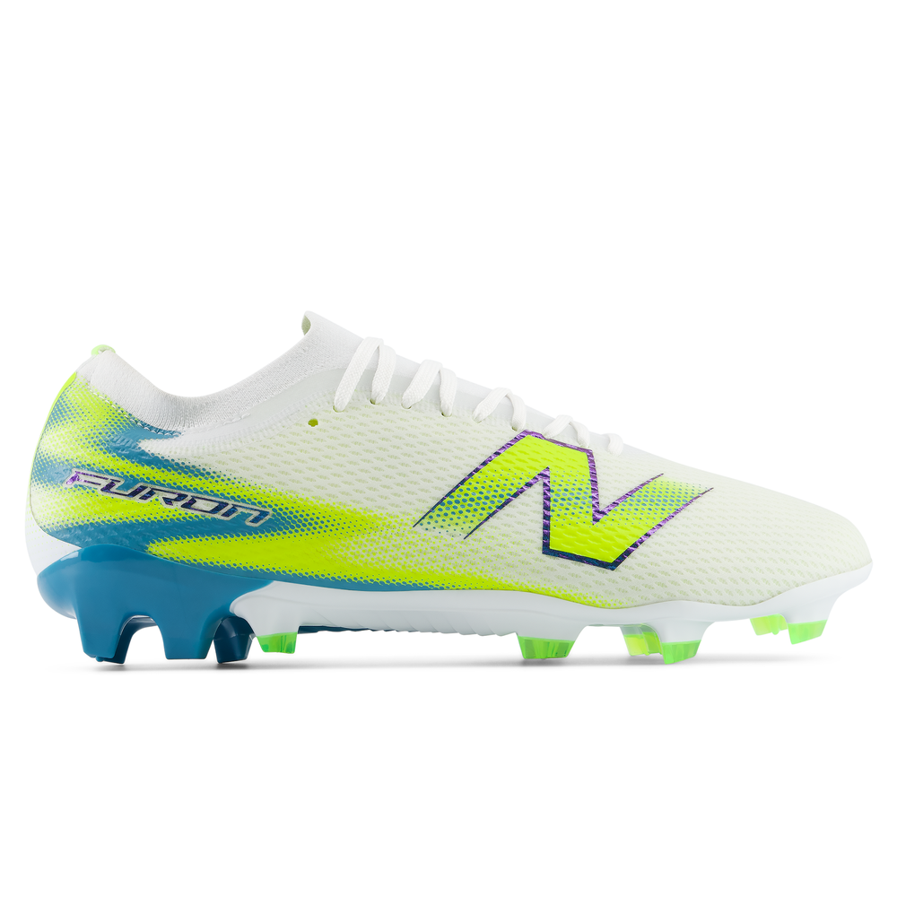 Férfi focicipő New Balance FURON TEAM FG V8 UF3F51W – fehér