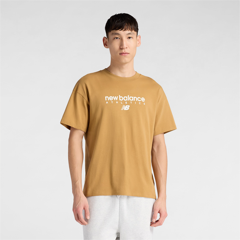 Férfi póló New Balance MT61D0U5ABG – narancssárga