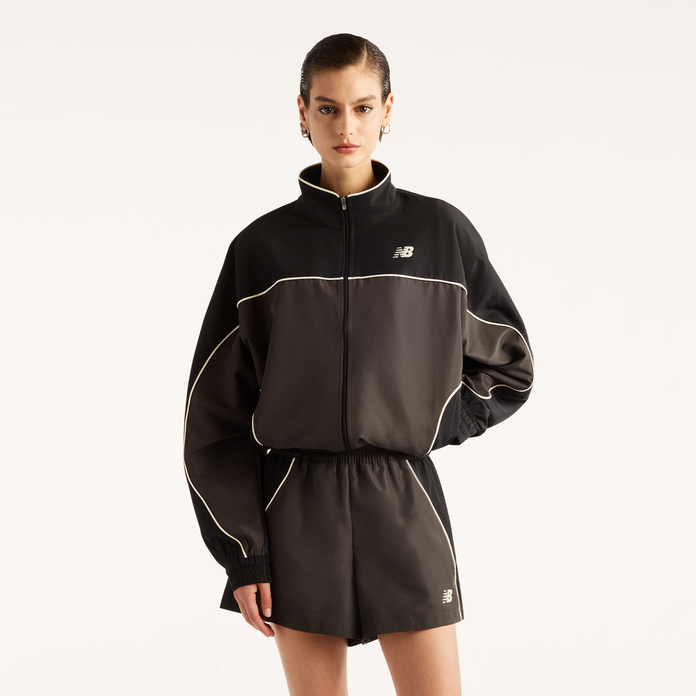 Női dzseki New Balance WJ6279FYBLK – barna