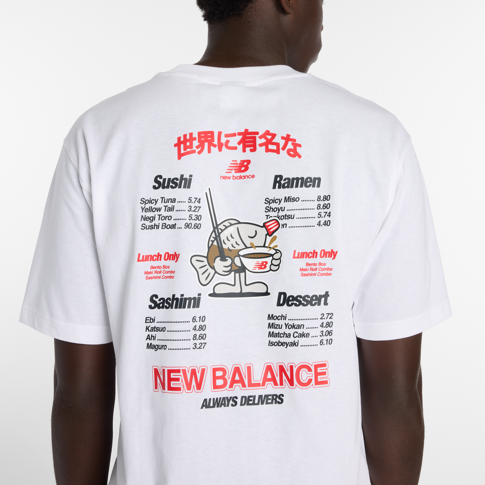 Férfi póló New Balance MT61H51DWT – fehér